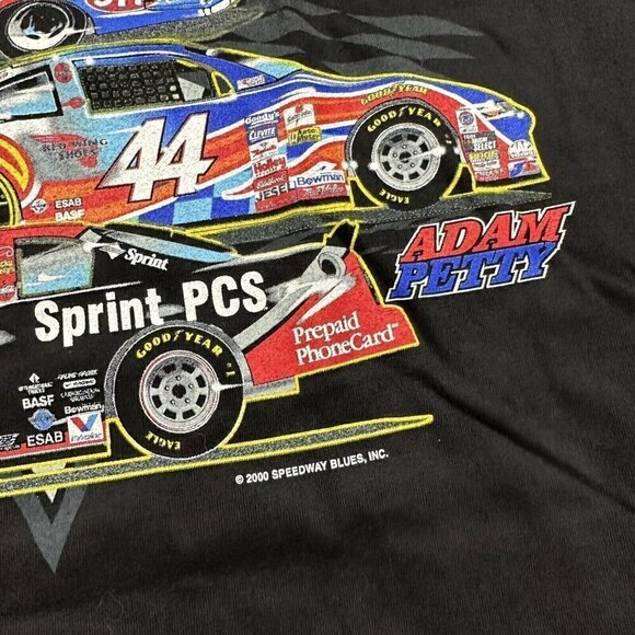 Vintage Richard Petty T Shirt Size L Enterprises 4 Generations NASCAR Estate 00s - Picture 3 of 8